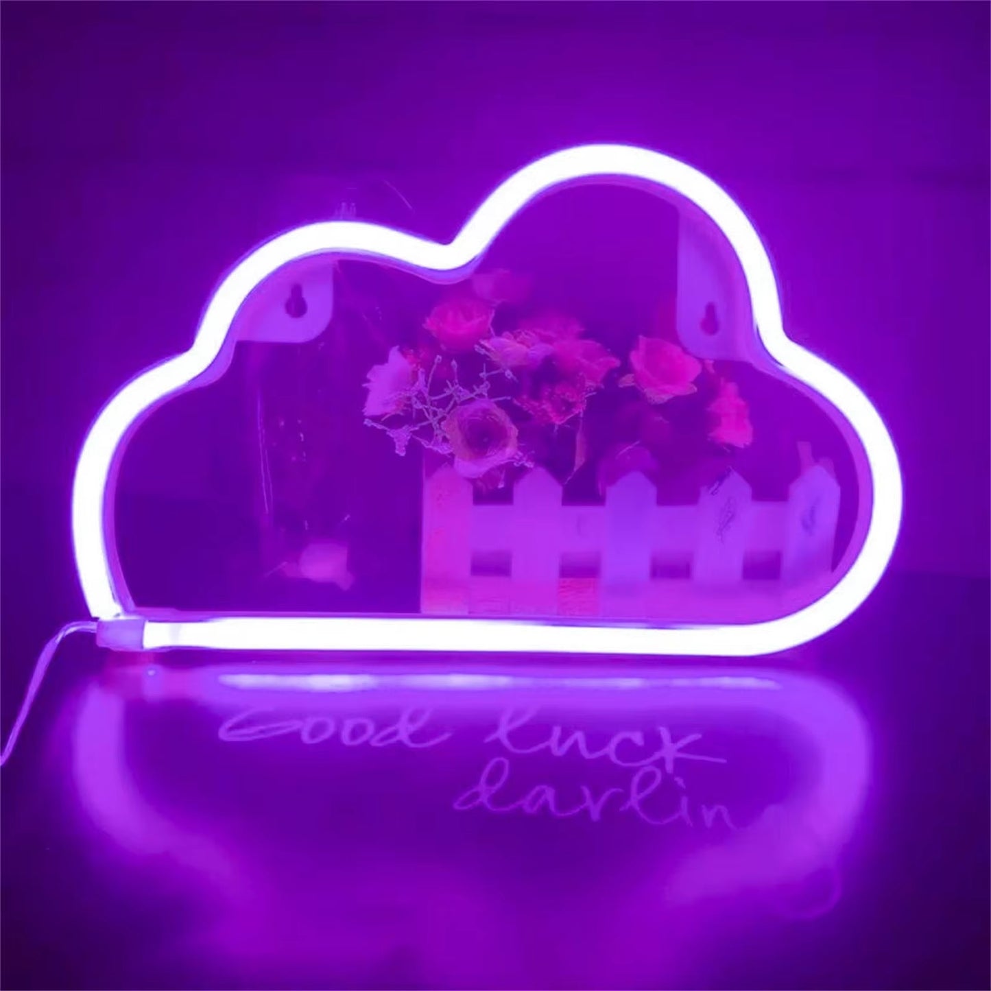 Led Neon Light Lightning Shaped Neon Sign for Room Home Party Wedding Wall Decoration Xmas Gift Neon Lamp Hanging Night Light