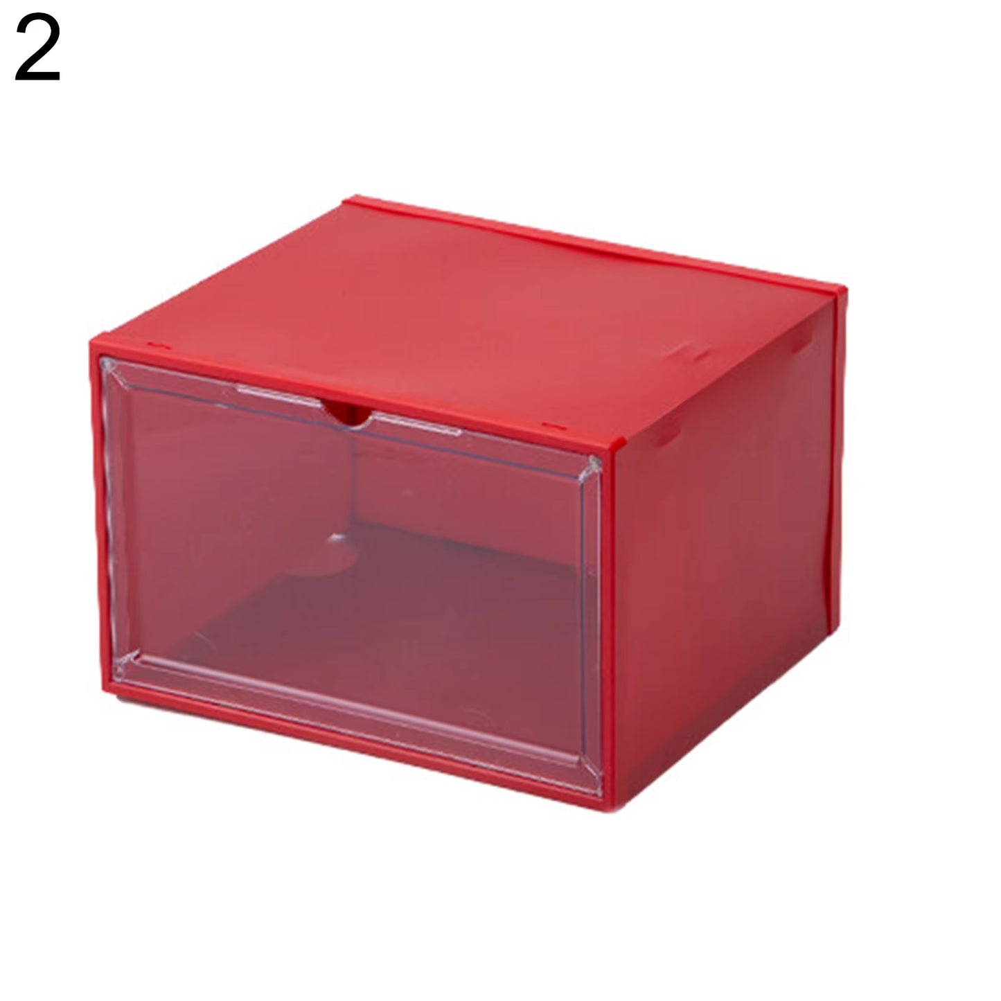 Foldable Transparent Shoes Box Plastic Storage Shoes Organizers Drawer Case Shelf Stackable Shoes Cabinet Display Boxes Shoebox