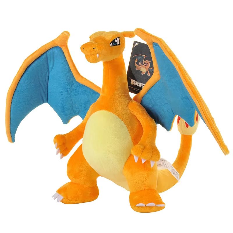 Shiny Charizard Plush Toy Stuffed Animal,Game for Collectible, Soft Plushies for Gift,Cute Cartoon Character 12 Inch