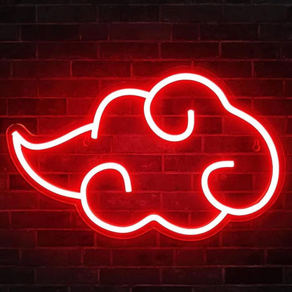 Custom Anime Cloud LED Neon Sign Cartoon Neon Sign Neon Bedroom Wall Decor